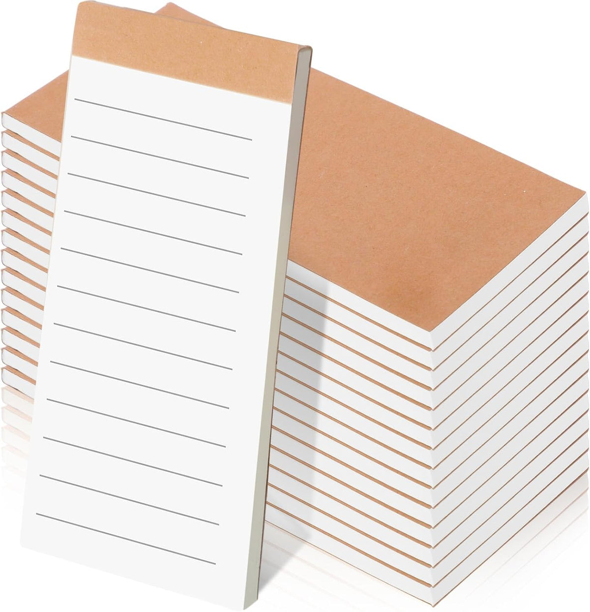 Eaasty 50 Pack Daily to Do List Notepad 2.7" x 5.5" Kraft Pocket Notepad