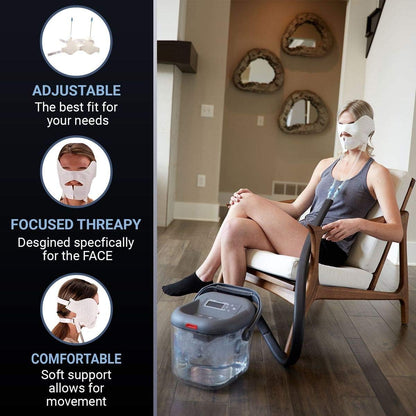 Cold Water Therapy Kneepad for use with Cryotherapy Units - Pad Only for Circulating Ice Machine for Knee Surgery, Injury, ACL - Pain Relief Cold Therapy Pad for Post Surgery Recovery