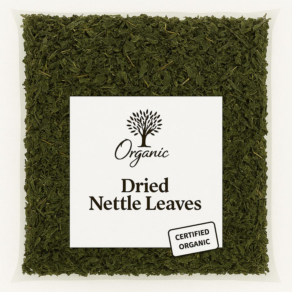 Organic Bio Herbs-Dried Nettle Leaf/Leaves - All-Natural, Premium, and Sustainable for Herbal Tea, Remedies, Crafts, and Eco-Friendly Uses(Urtica Dioica) 2 Oz.