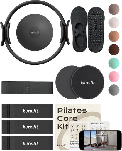 Pilates Kit | Pilates Equipment Set for Home Workouts | Accessories & Guide