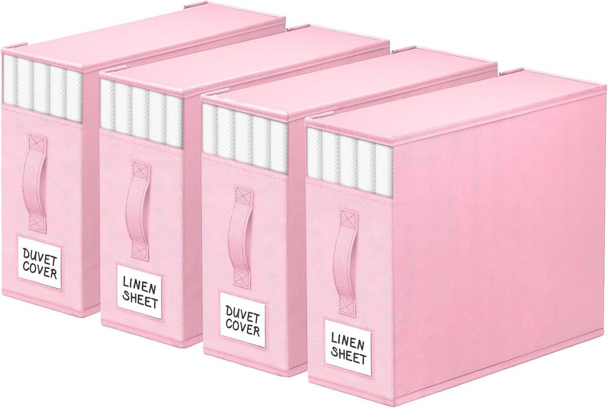 StorageTastic Bed Sheet Closet Organizers and Storage Under Bed Storage