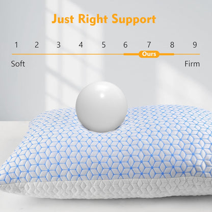 Love Attitude King Size Pillows, Shredded Memory Foam Pillows King