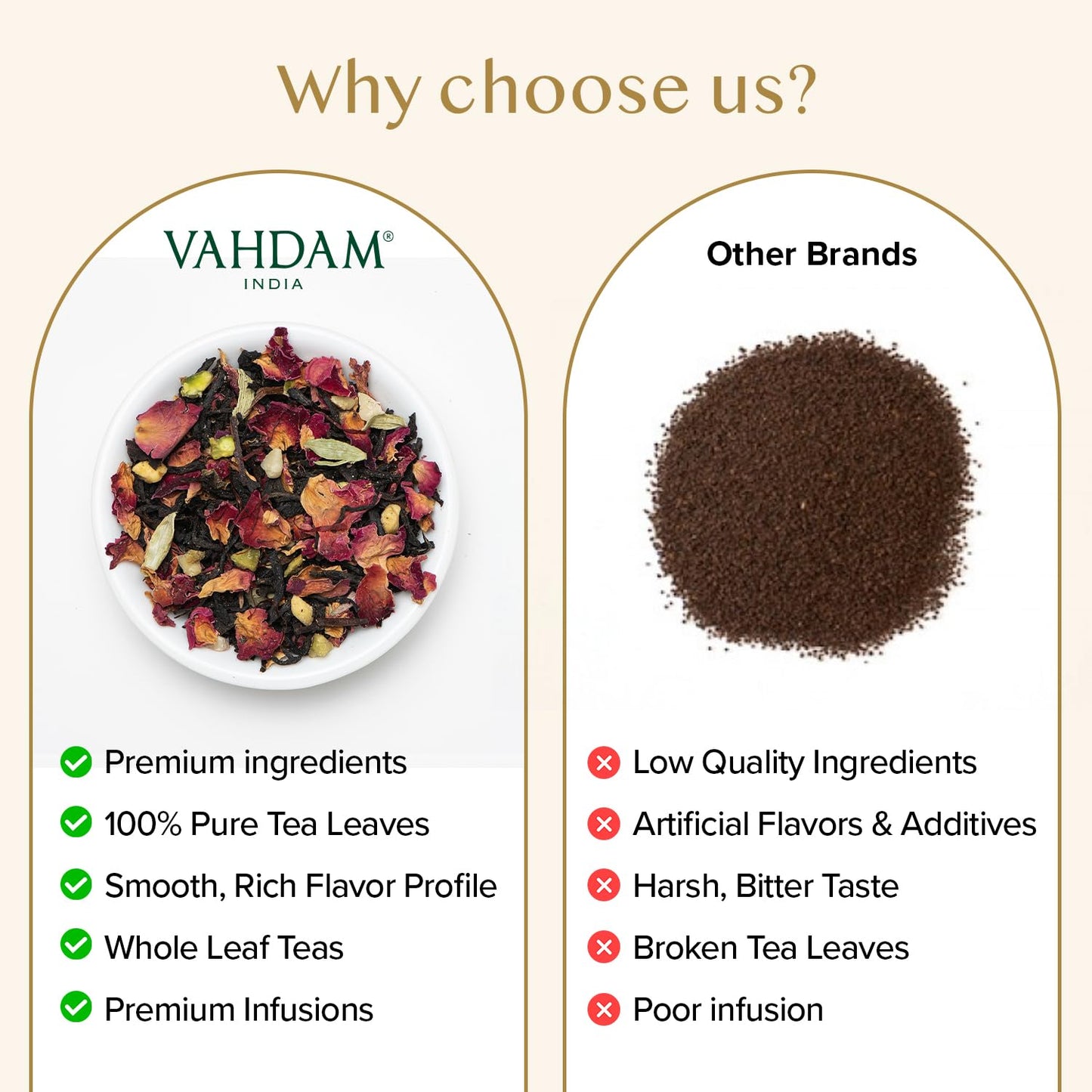 VAHDAM, Turmeric Ginger Herbal Tea (50+ Cups, 3.53oz) Caffeine Free | 100% Pure Herbal Blend - Savory & Spicy | Vacuum Sealed | Direct from Source