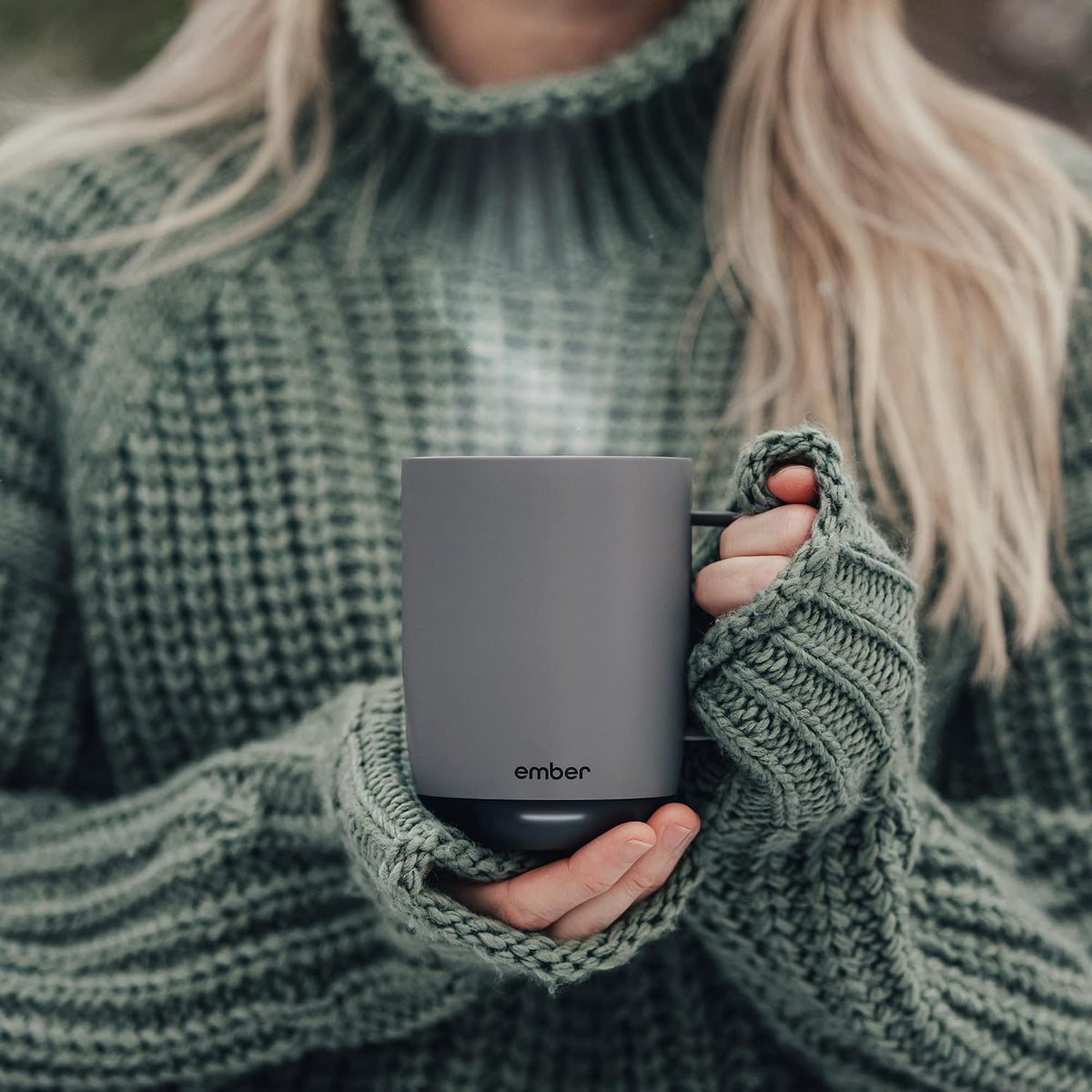 Ember Temperature Control Smart Mug 2, 14 Oz, App-Controlled Heated Coffee Mug with 80 Min Battery Life and Improved Design, Black