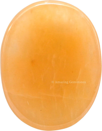 Amazing Gemstone Labradorite Thumb Worry Stone, Anxiety Stone, Healing Crystals - Piedra Crystal Fidget for Gift, Meditation, Calming, Relaxation, Stress Relief - Colors C