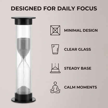 2Pcs New Mini Hourglass Sand Timer - 1 Minute (60 Seconds) Sandglass Clock | Compact Sand Timer for Games, Workouts & Time Management | Portable Timekeeping Tool