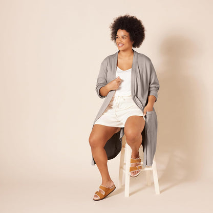 Amazon Essentials Women's Lightweight Waffle Full-Length Bath Robe (Available in Plus Size)