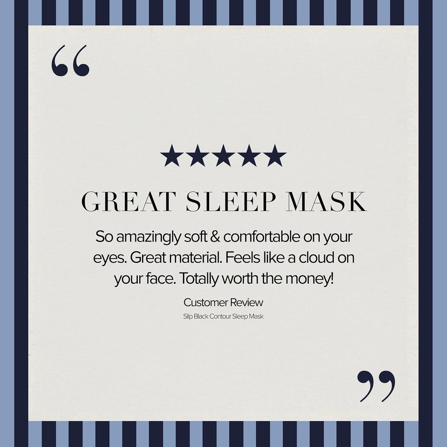 slip Contour Sleep Mask | 100% Pure Mulberry Silk, Ultra Soft | Contoured Design, Prevents Eye Pressure | Adjustable Strap, Ideal for Travel - Black