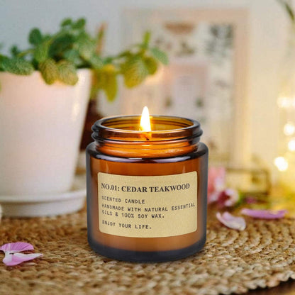 6-Pack Scented Candles for Home, 3.5 Oz Soy Wax Aromatherapy Candle Gift Set, Lavender Chamomile, Eucalyptus Mint & Vanilla, Birthday Gifts for Women, Thank You Graduation Gifts