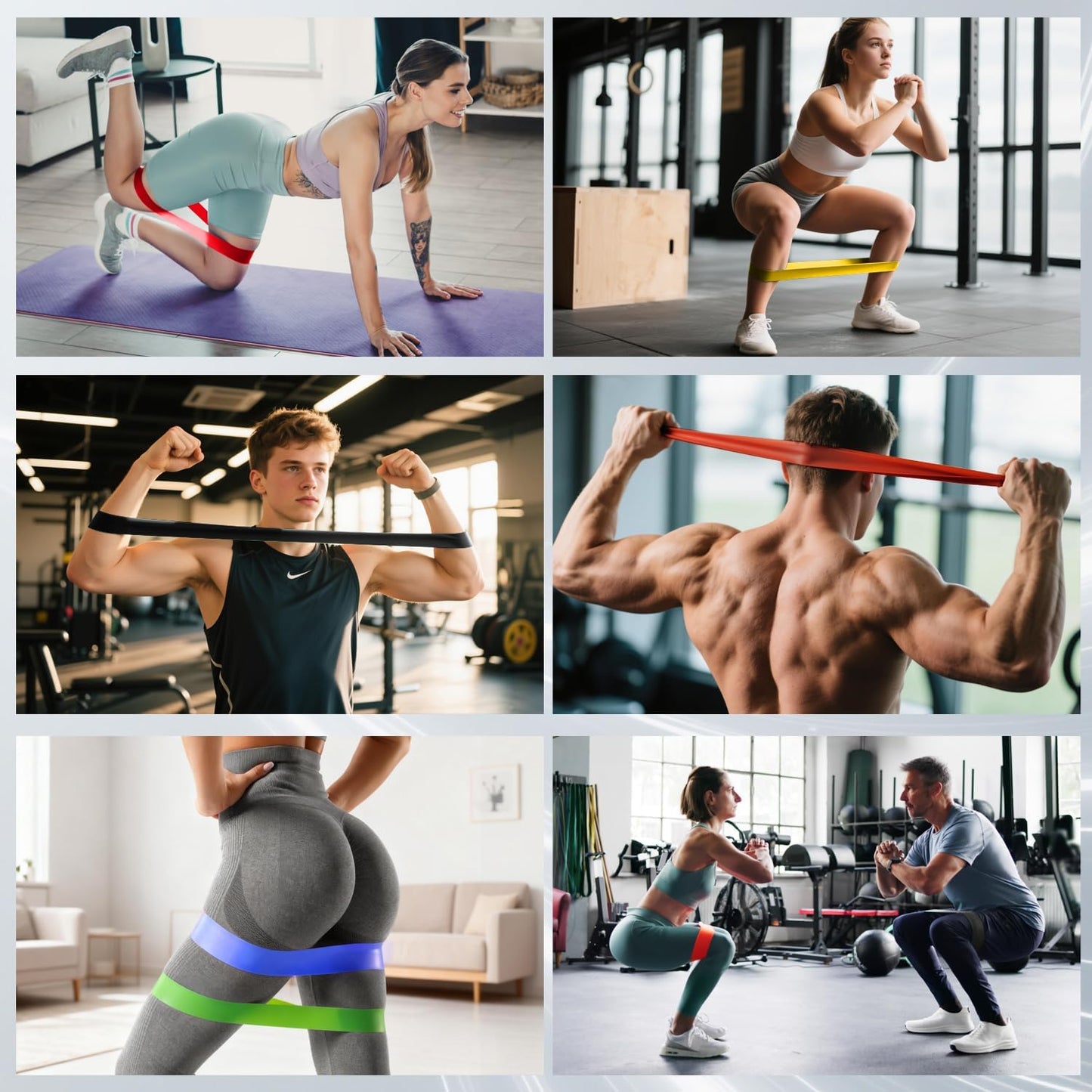 Resistance Bands for Pull Up Assist, Stretch Bands & Exercise Workout Set