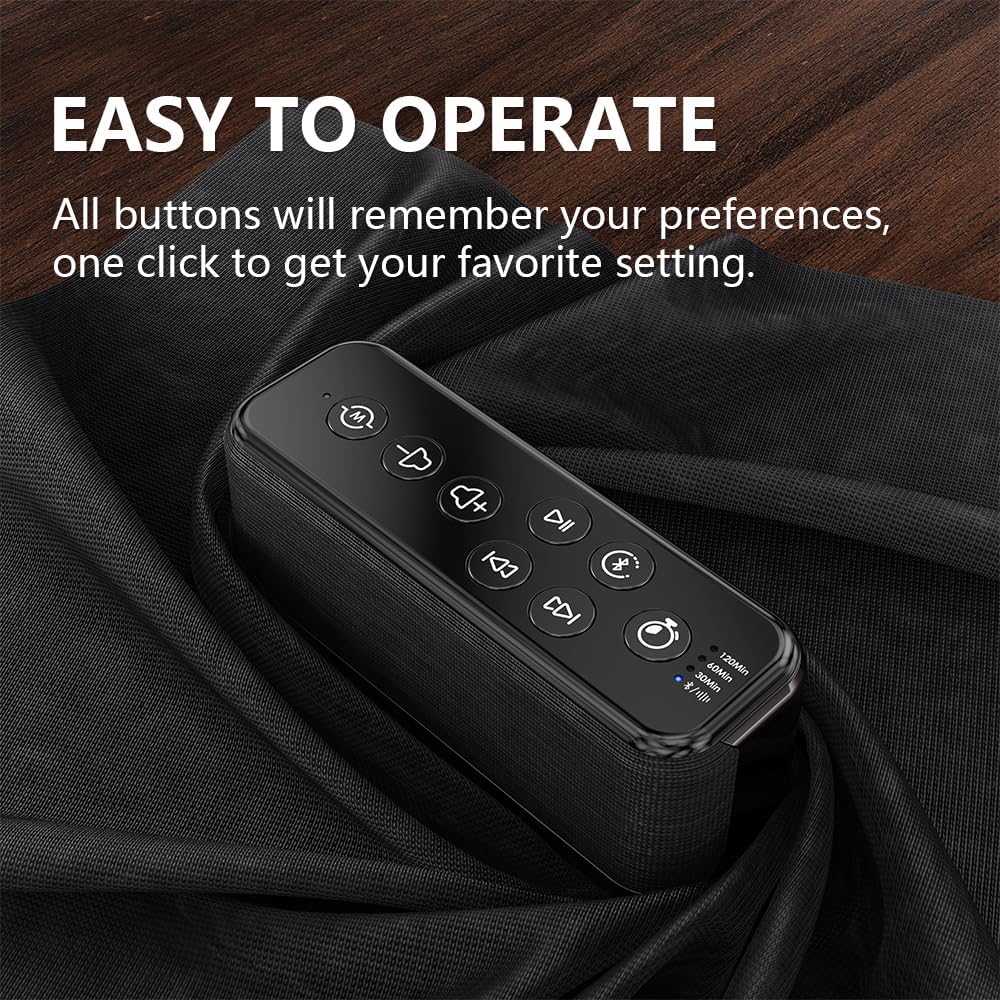 OnLyee White Noise Machine for Office Privacy, USB Rechargeable Sound Machine with 42 Non-Looping Sounds, Auto-Off Timer for Focus, Sleep and Travel