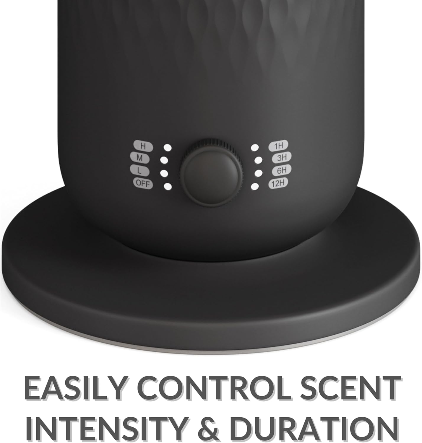 The AirScent Waterless Diffuser - Cold Air Scent Diffuser Oil Machine | for Homes, Offices, Hotels and Spas - Aromatherapy Diffuser For Aesthetic Scenting - Black - 4.05 Oz - Fragrance Not Included
