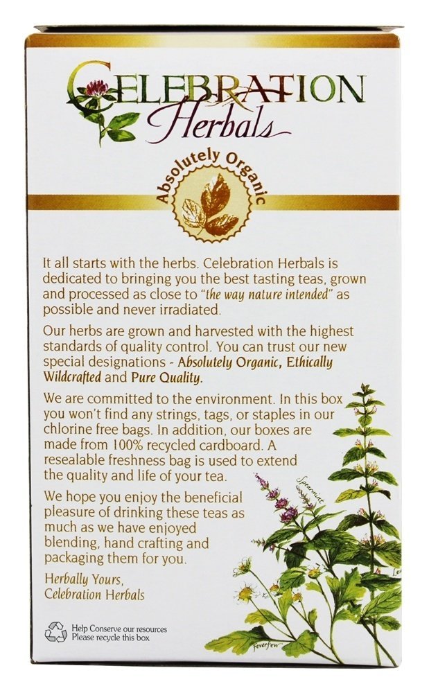 CELEBRATION HERBALS TEA ECHINACEA PURPUREA HERB OG, 24 CT