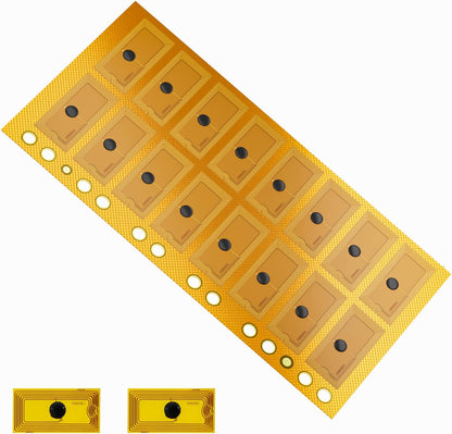 NFC Tags NTAG215 FPC Tag Stickers, Flexible Smart Nail Electronic Tags NFC Key Tag Waterproof Programmable RFID Sticker 10mm Round
