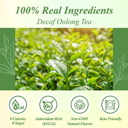 WT WEETEE Decaf Oolong Tea, CO2 Decaffeinated Tie Guan Yin Tea Bags 50ct