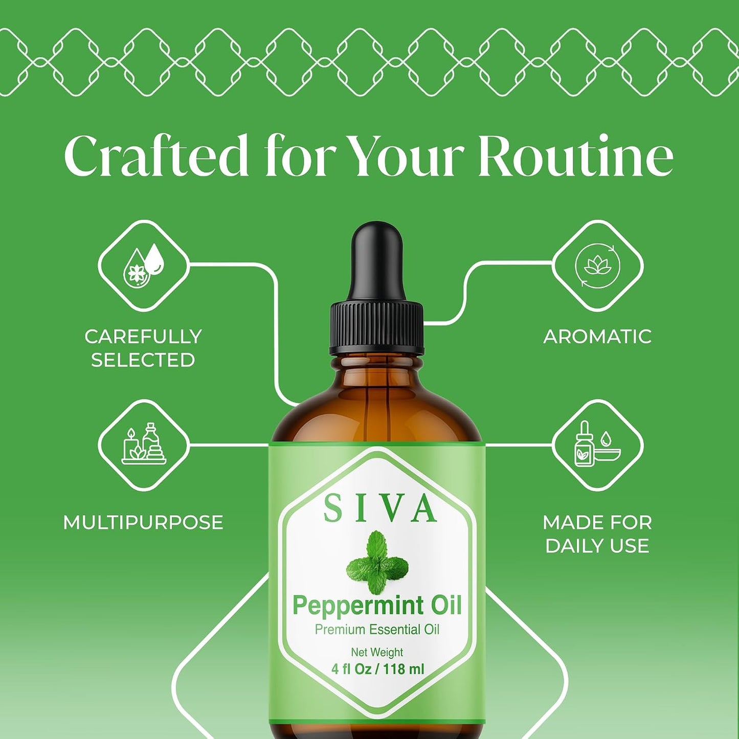 Siva Lavender Essential Oil, Huge Bottle, Large Size, 16 Fl Oz (473 ml)