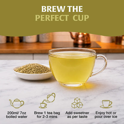 HANDPICK Fennel Tea (40 Teabags) Authentic Indian Origin Natural Grown