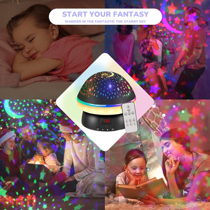 MINGKIDS Toys for 3-8 Year Old Girls Boys,Star Night Light Projector with Hard Projection Cover, Timer&Rotation,2-9 Year Olds Kids Chritsmas Birthday Gifts