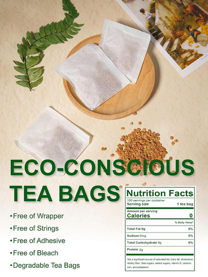 TeeLux Milk Thistle Tea Bags, Natural Milk Thistle Seed Tea, Mild & Mellow Taste, Caffeine Free, 100 Count