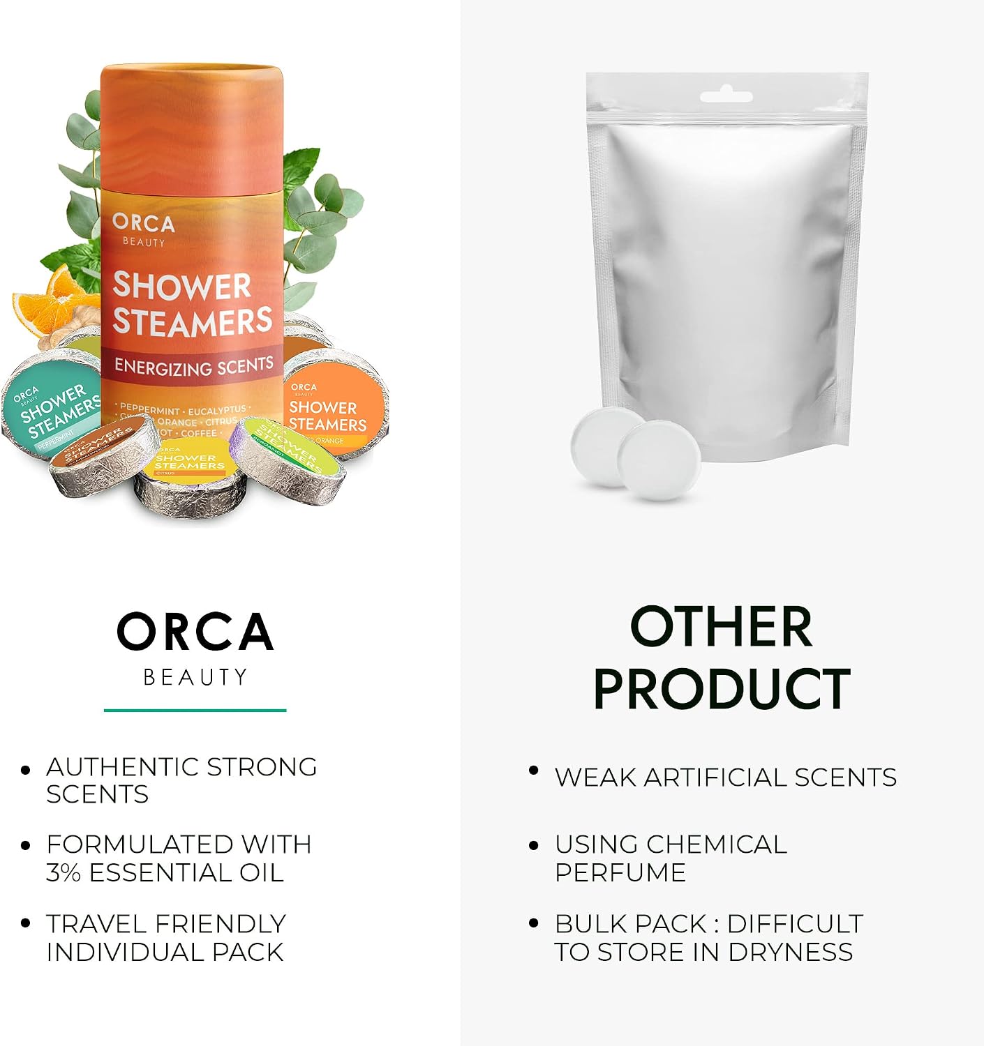 Shower Steamers Aromatherapy - Relaxation Gifts for Women, Shower Bombs, Unique Spa Gifts Shower Tablets, Stocking Stuffers for Women & Men (Advent Calendar 2025)