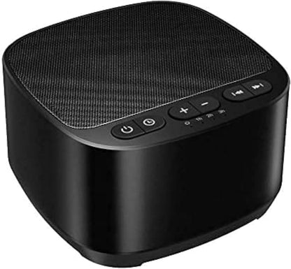 Magicteam Sleep Sound White Noise Machine with 40 Natural Soothing Sounds and Memory Function 32 Levels of Volume Powered by AC or USB and Sleep Timer Sound Therapy for Baby Kids Adults (B-White)