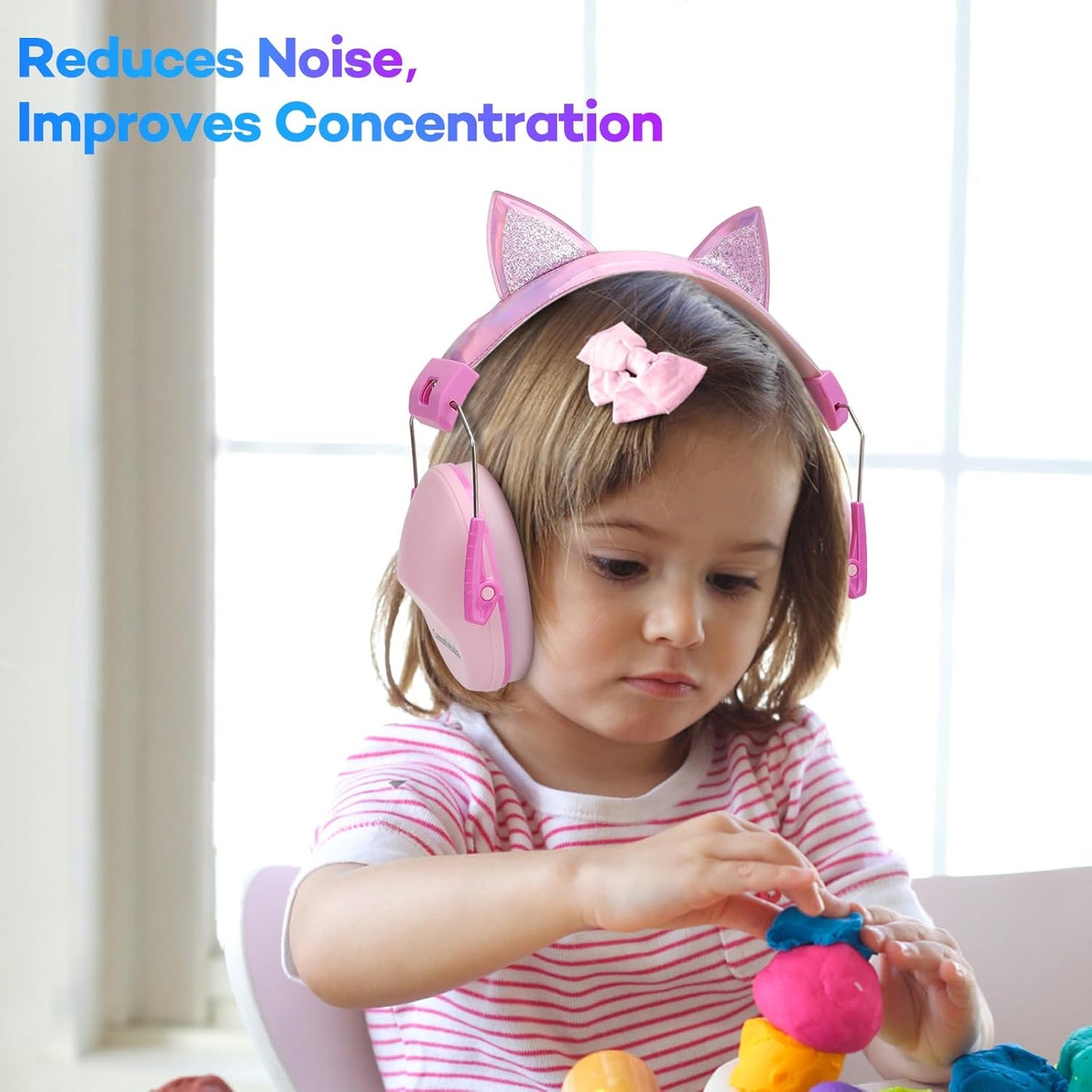 Noise Cancelling Headphones for Kids, Kids Ear Protection 28dB SNR Noise Reduction Ear Muffs for Toddler/Children, Noise Cancelling Headphones Hearing Protection for Fireworks/Monster Truck