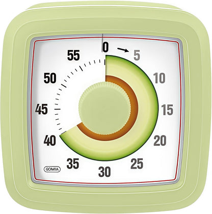 Kids Visual Timer for Kitchen,Classroom,Cooking,Learning,Bedroom,Office, 60-Minute Countdown Pomodoro Timer for Kids with Autism ADHD (Orange Style)