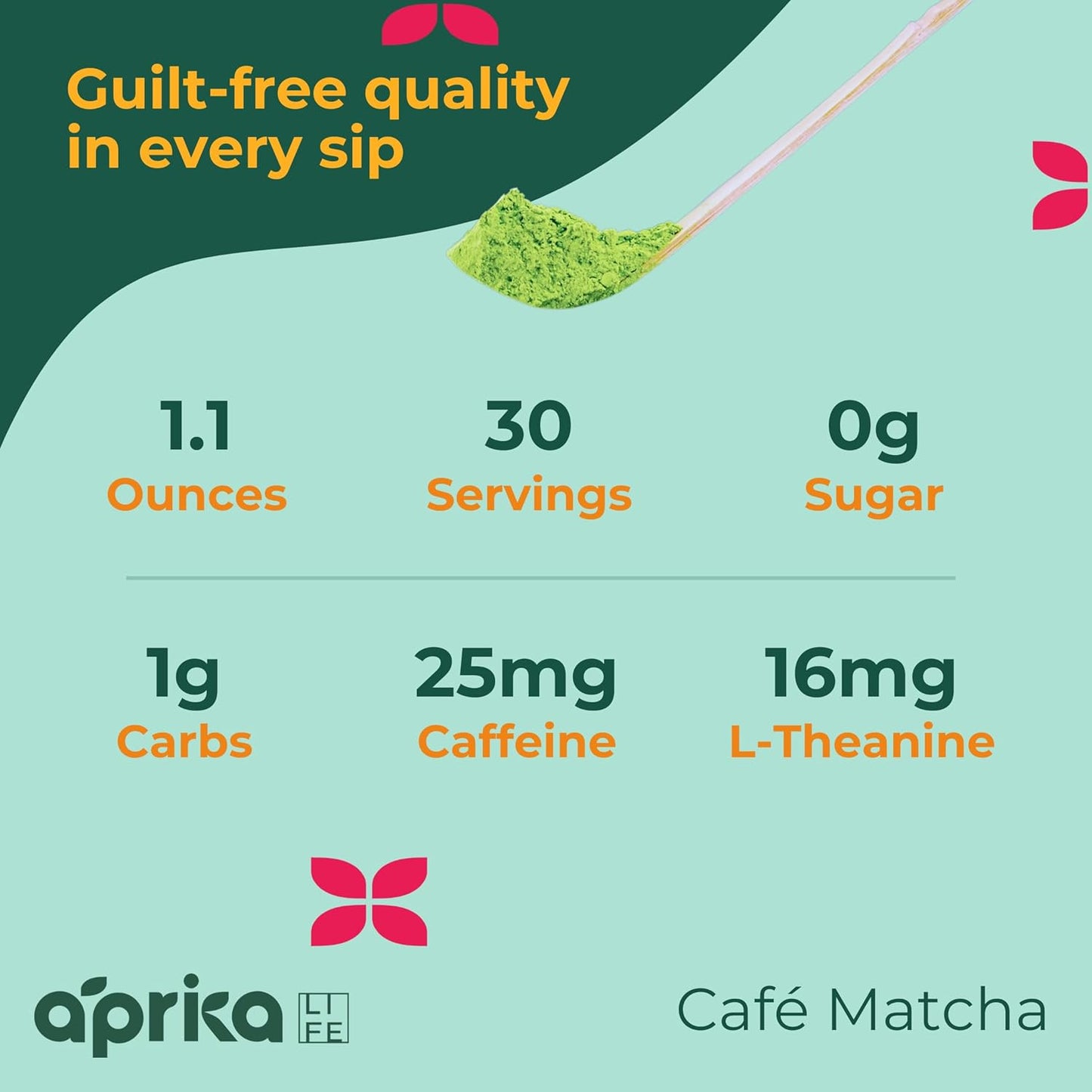 AprikaLife Matcha Latte Powder, Premium Barista Crafted Mix with Natural Vanilla Flavor - Authentically Japanese - 1st Harvest Ceremonial Grade, Sweet Matcha Powder Used by Coffee Shops 6.8 oz / 180g
