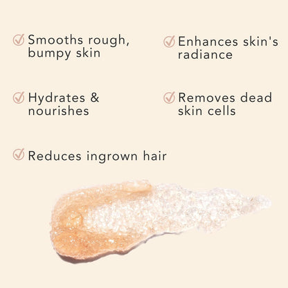Organic Vanilla Coconut Body Scrub - USA Made Sugar Scrub