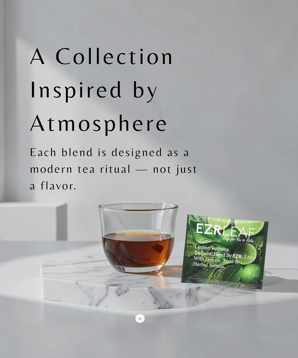 EZR LEAF Soft Wellness-Pura Caffeine-Free Herbal Tea Collection, 22ct Pyramid Tea Bags, Floral & Fruit Tea Gift Set with Lemon Verbena, Chamomile Mint, Dreamland & Roselle, Bedtime Tea Variety Gift Set, Premium Pyramid Tea Bags, Herbal Tea Gift Set