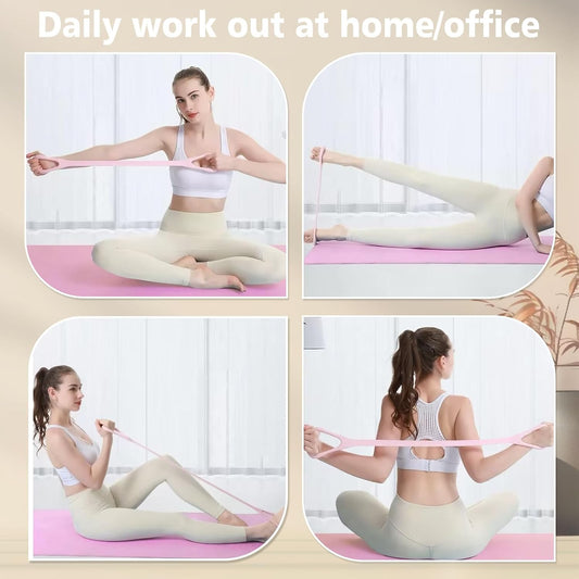 Figure 8 Fitness Resistance Bands with Handles for Working Out