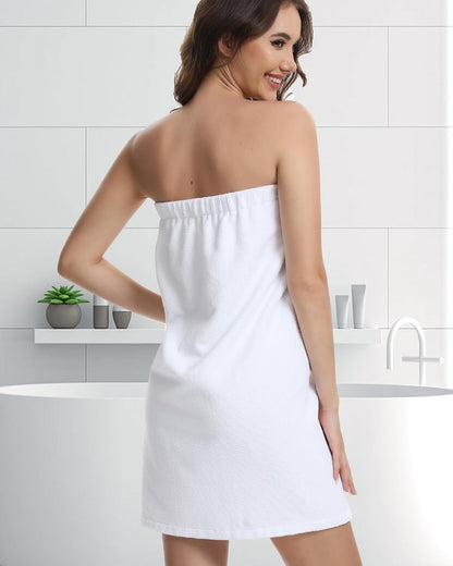 Xeoxarel Lightweight Waffle Bath Towel Wraps for Women after Shower