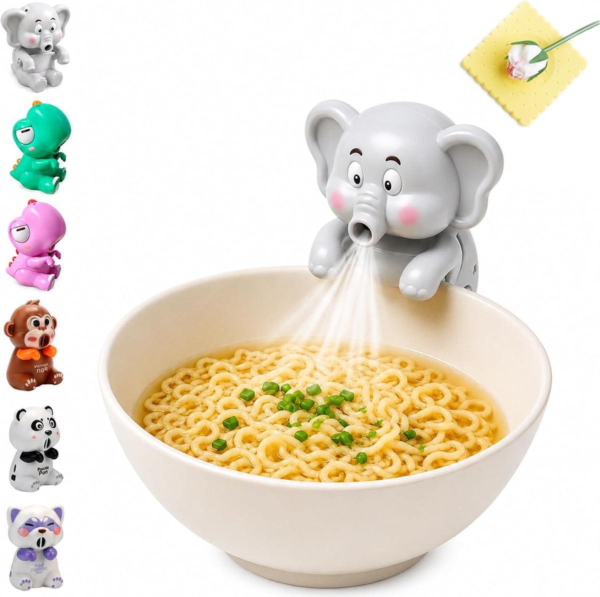 Cooling Clip-On Mini Fan for Cup & Bowl,Cute Coffee Chiller (Style1)