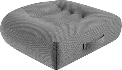 WSGJHB Car Booster Seat Cushion Posture Cushion for Long Sitting | Portable Breathable Mesh, Effectively Increase The Field of View Ideal for Office, Home, Car Angle Lift Seat Cushions,Black