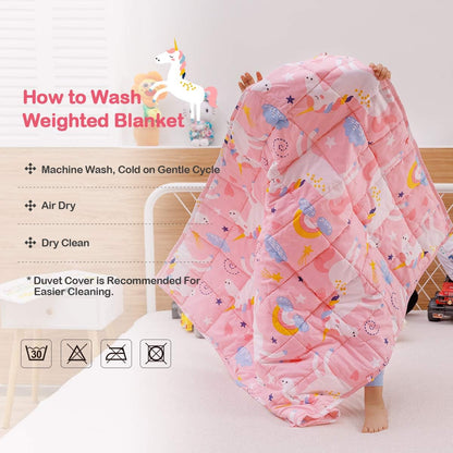 Sivio Weighted Lap Pad 2lbs, Cotton Weighted Blanket Sensory Weighted Lap Blanket Indoor Outdoor, 19 x 21 Inch, Blue Dinosaur