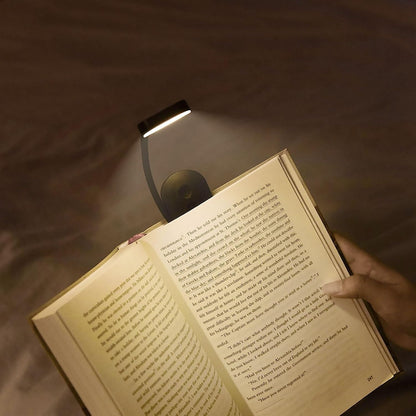 Choudao Rechargeable Book Light, Portable Reading Light,Black