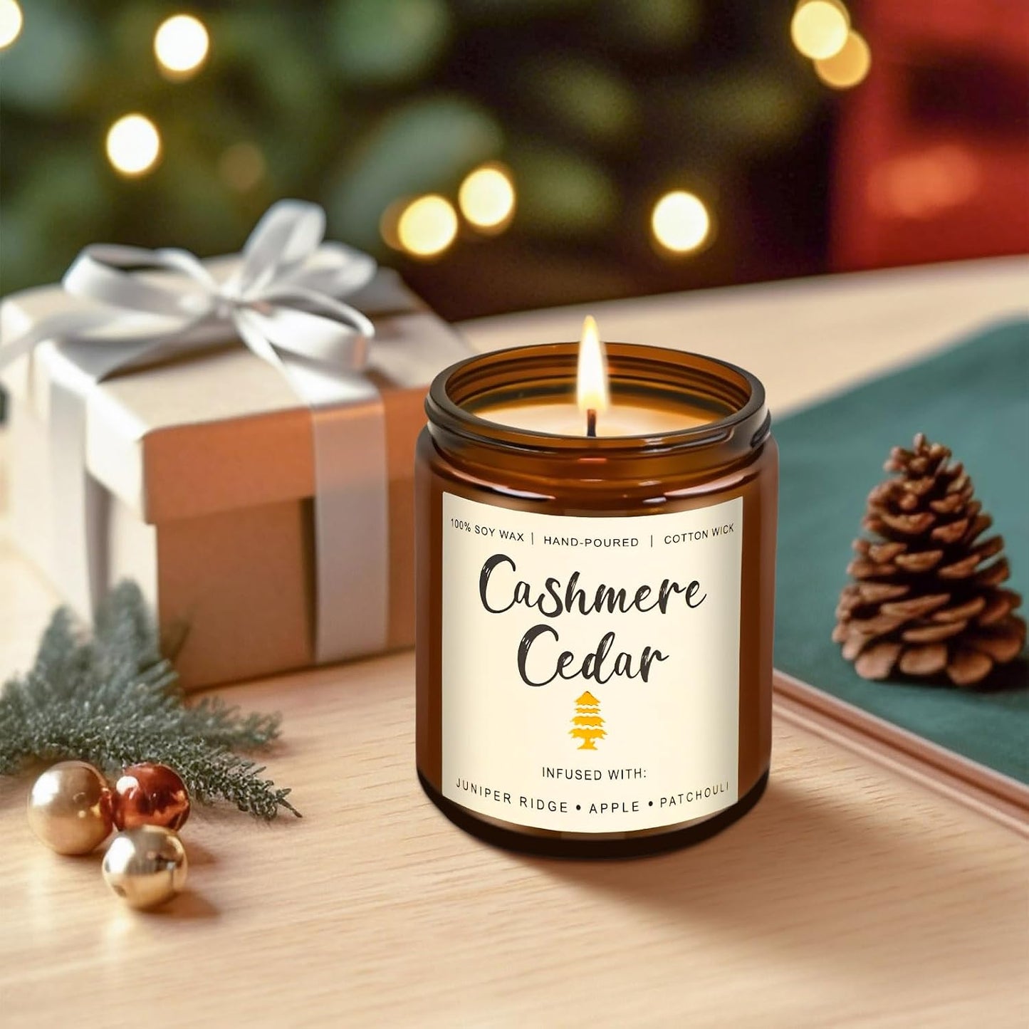 6-Pack Scented Candles for Home, 3.5 Oz Soy Wax Aromatherapy Candle Gift Set, Lavender Chamomile, Eucalyptus Mint & Vanilla, Birthday Gifts for Women, Thank You Graduation Gifts