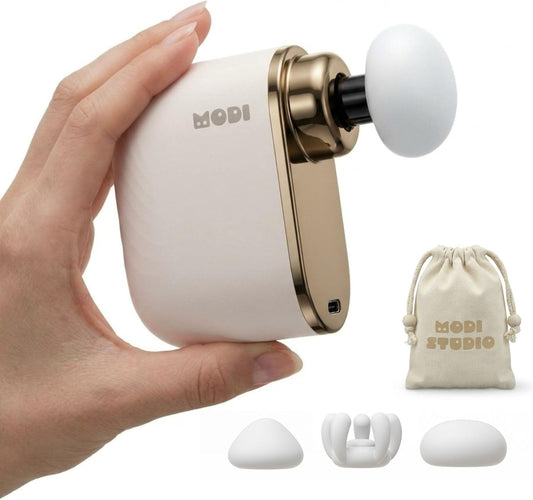 Modi Mini Massage Gun | Portable Powerful 3200RPM Handheld Massager | High Intensity Muscle Massager | Massage Gun Deep Tissue | Lightweight Percussion Body Massager Gun Relief | Airplane Safe