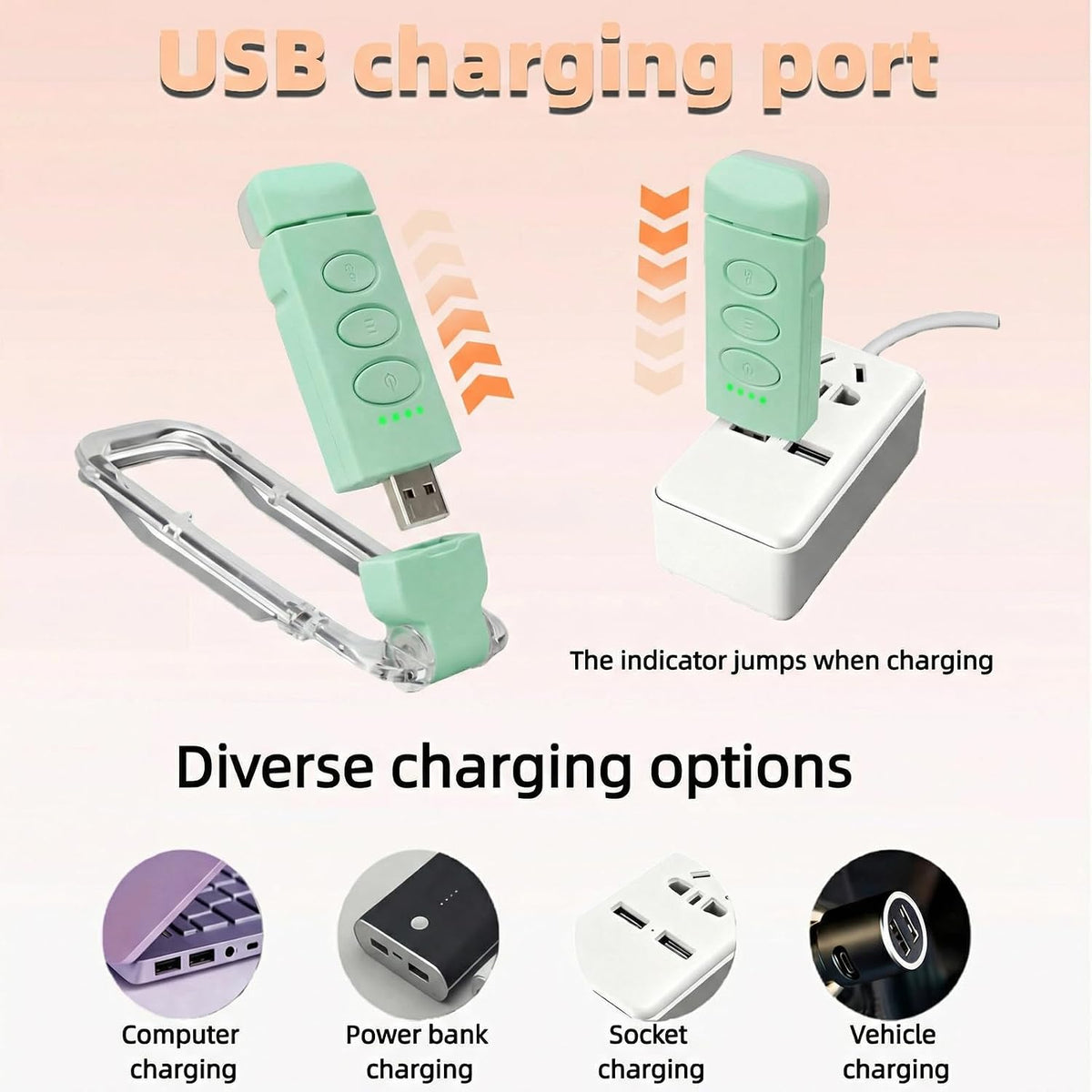 USB Rechargeable Book Light, Portable Clip-on LED Reading Light, Reading Lights for Books in Bed with 3 Amber Colors & 5 Brightness Dimmable, Compact & Long Lasting, Perfect for Book Lovers (Pink)