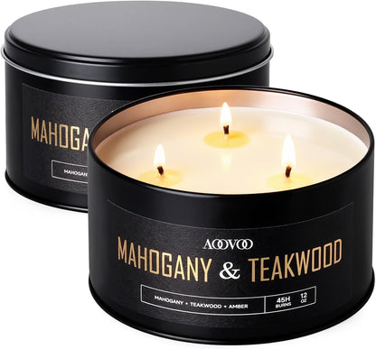 AOOVOO Coconut Vanilla Candles - 9 oz Scented Candles, Aromatherapy Candle, Soy Candle for Home Scented