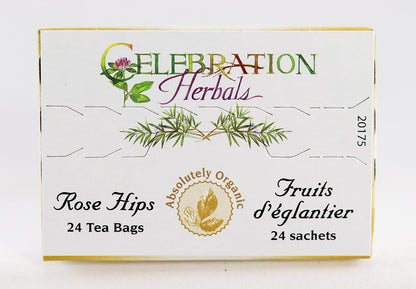 Celebration HERBALS Rose Hips Tea Organic 24 Bag, 0.02 Pound