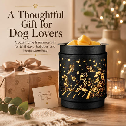 kobodon Wax Melt Warmer Metal Wax Warmer for Scented Wax Electric Fragrance Candle Oil Burner 2 in 1 Wax Melts as Gifts for Moms Grandma Women Girls(Sunflower)