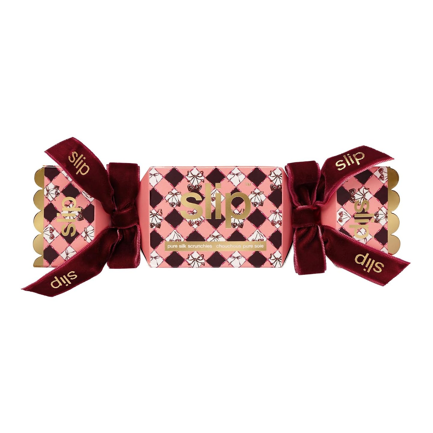 slip Back to Basics Black Midi & Large Scrunchie Set | Includes 2 Midi & 1 Large Pure Silk Scrunchies | 100% Mulberry Silk, Anti-Crease, Gentle on Hair, Prevents Breakage | Stylish & Durable