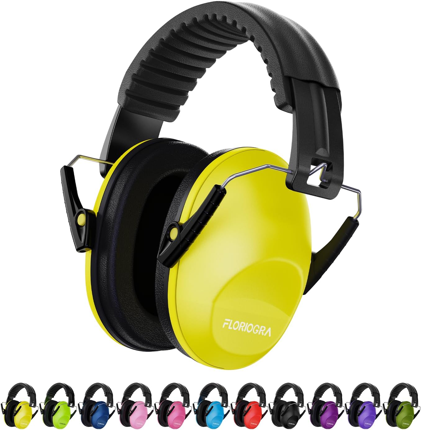 Floriogra Noise Cancelling Headphones for Kids, Kids Ear Protection 28dB SNR Noise Reduction Ear Muffs for Toddler/Children, Hearing Protection for Monster Jam, Concerts, Fireworks