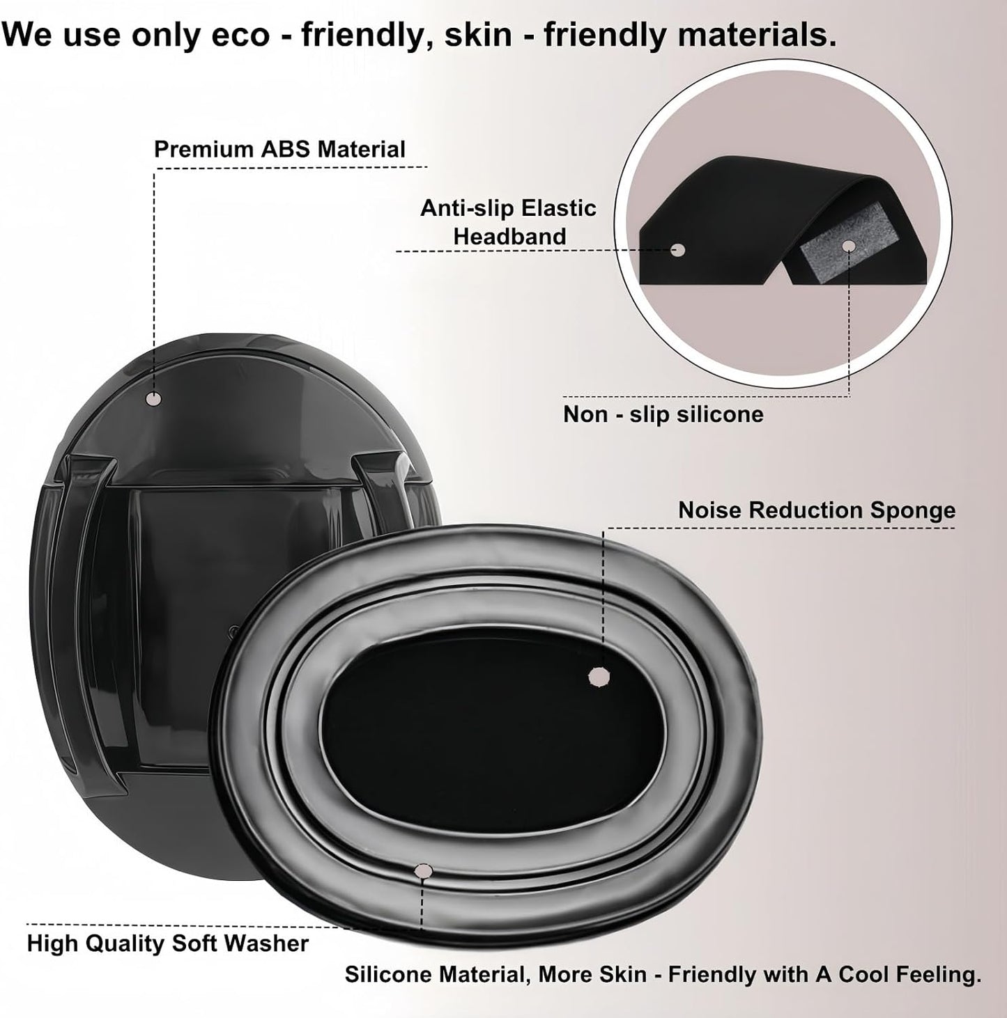 Noise Reduction Ear Muffs, Sound Proof Ear Protection, Earmuffs for Sleeping Noise Cancelling