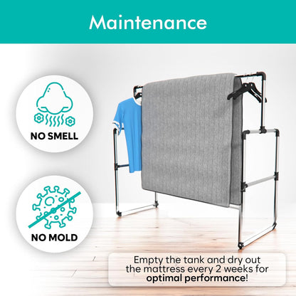 B10 Bed Cooling System Twin - Cooling Mattress Pad for Hot Sleepers | Beat night sweats without breaking the bank - 100% cotton cooling mattress topper, cools 7-12°F, 4 speeds & remote.