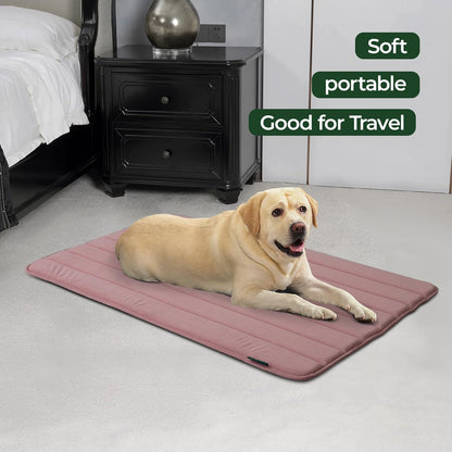 BALANCE Dog Crate Pad, Dog Foam Crate Mat Kennel Pad, Washable Water-Resistant Pet Bed Flat Dogs Cage Mat for Large Dogs