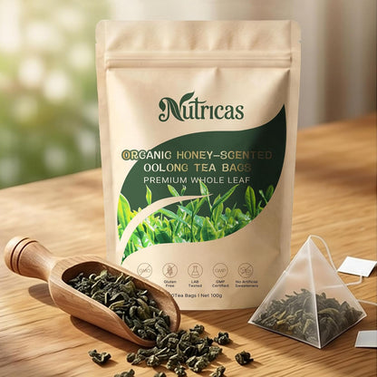 Nutricas Oolong Tea, Oolong Tea Organic, 5g*20 Bags Selected Tea Leaves