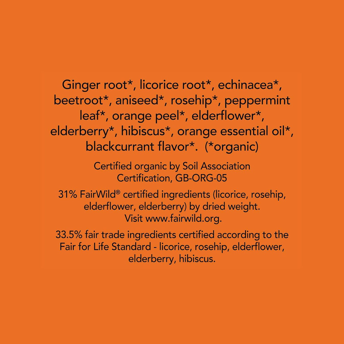 Pukka Elderberry & Echinacea Herbal Tea, 20ct (Pack of 6)