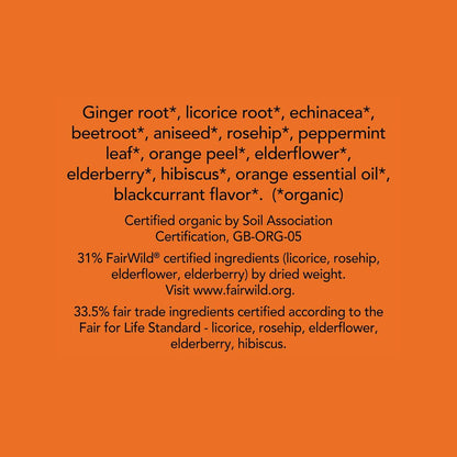 Pukka Elderberry & Echinacea Herbal Tea, 20ct (Pack of 6)